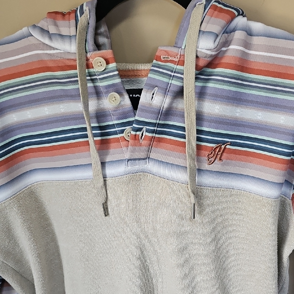 Hooey Black Label Pullover with Multicolor Stripe Accents - Picture 5 of 5